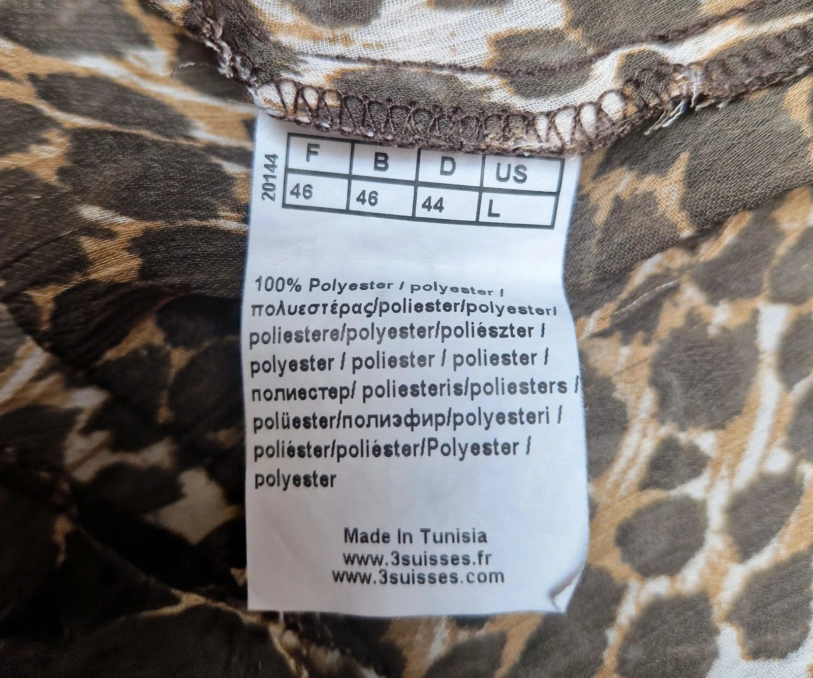 Blusa transparente de leopardo Talla 44/46 – photo 5
